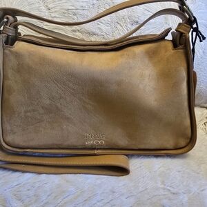 FRYE AND CO. Mustard Yellow Color, Leather Shoulder Bag And Wallet
